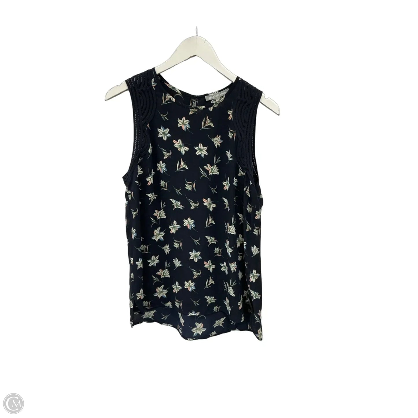 Top Sleeveless By Daniel Rainn In Navy, Size: M