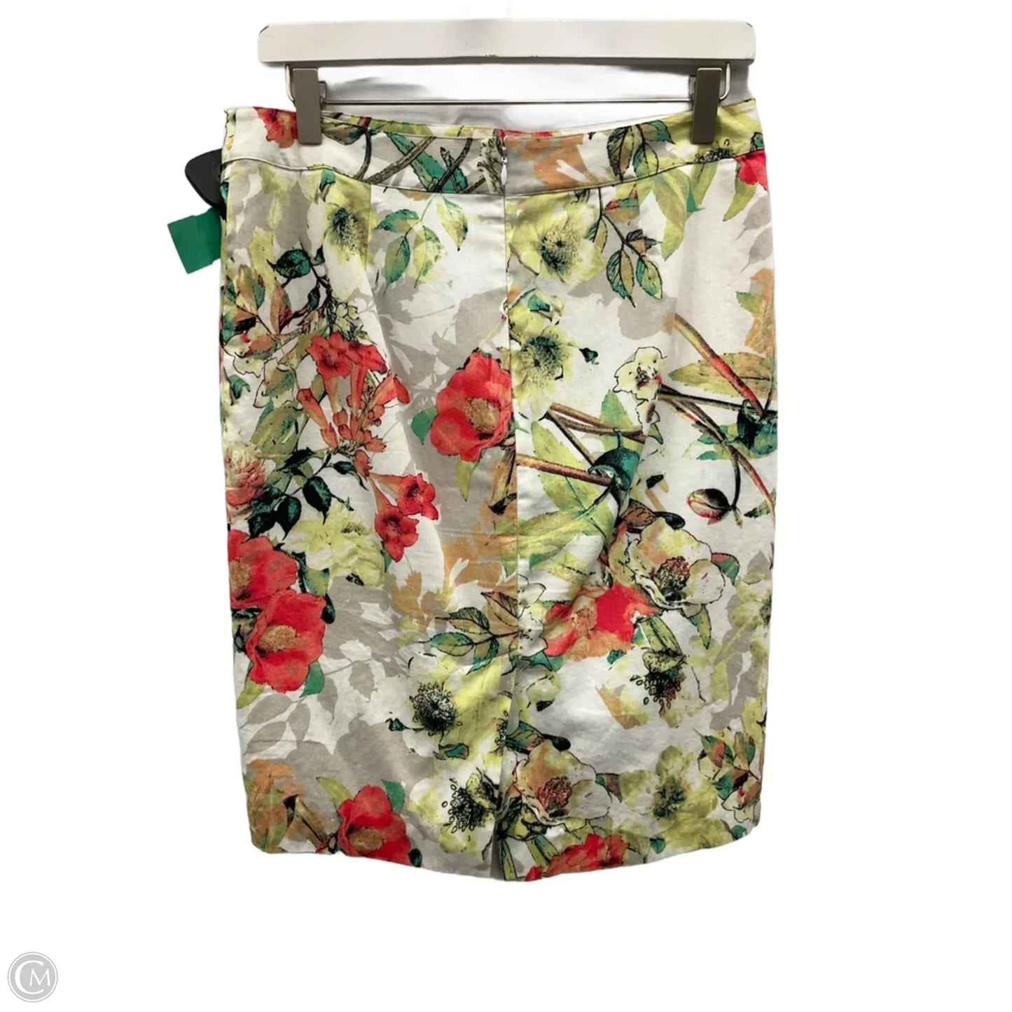 Skirt Mini & Short By Van Heusen In Floral Print, Size: S
