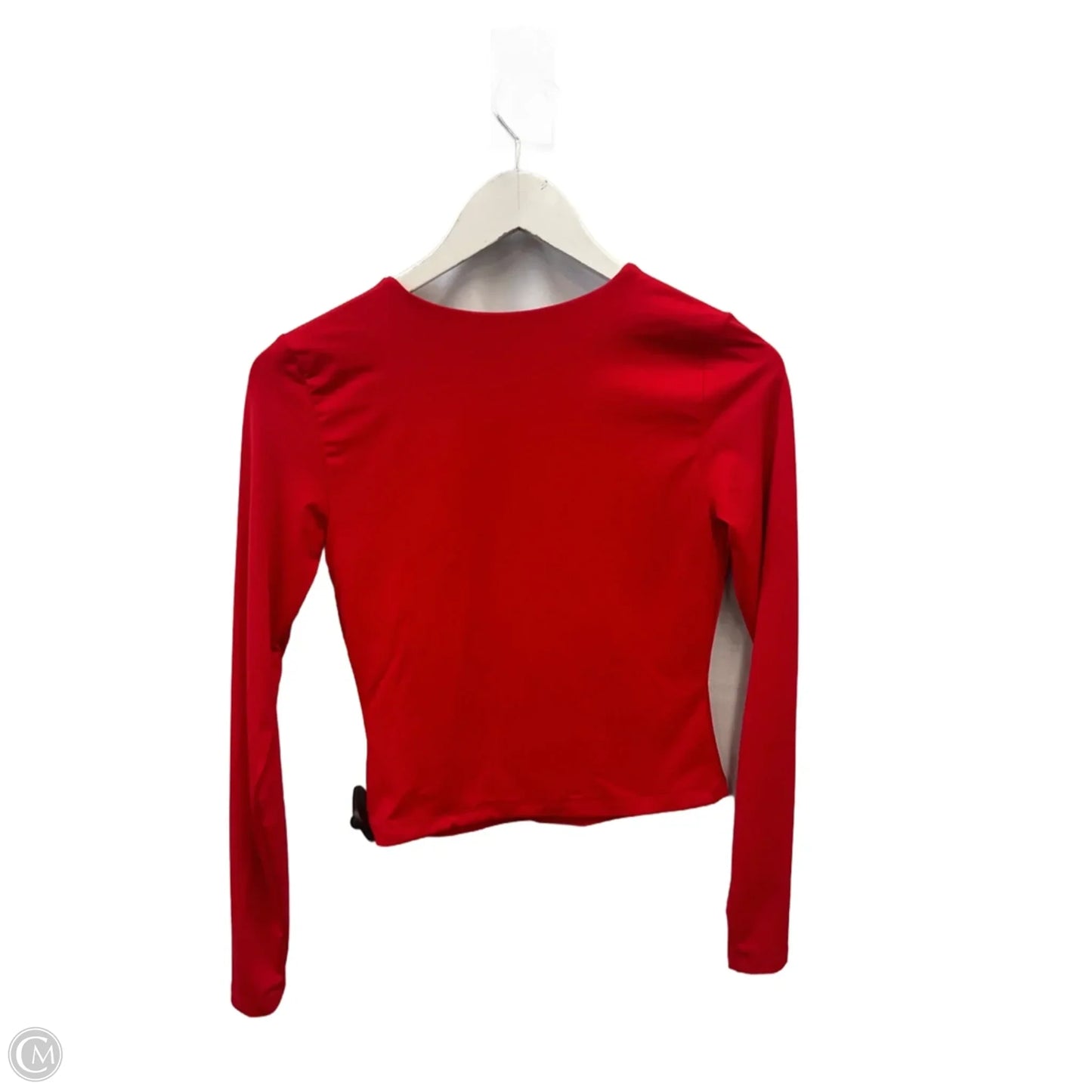 Top Long Sleeve Basic By Pink Rose In Red, Size: S