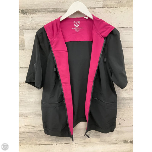 Athletic Jacket By Zenergy By Chicos In Black, Size: L