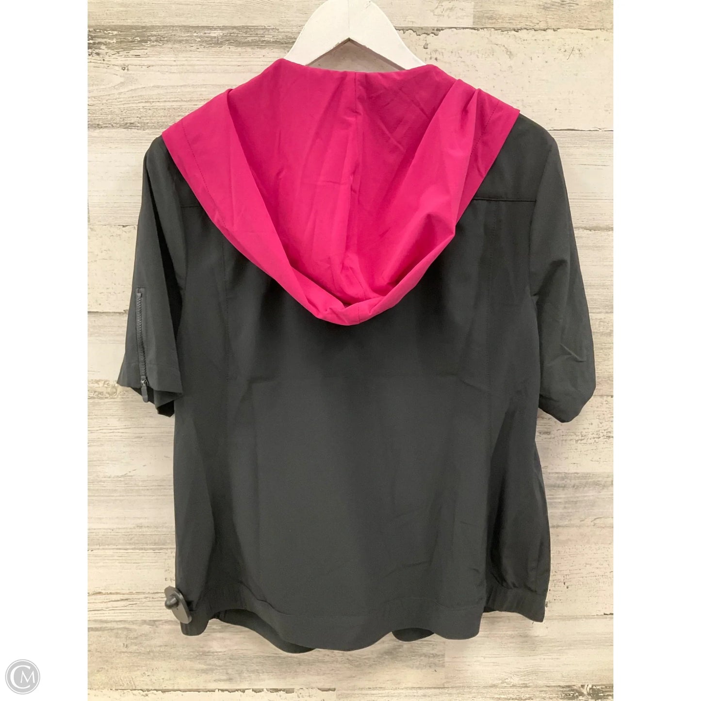 Athletic Jacket By Zenergy By Chicos In Black, Size: L