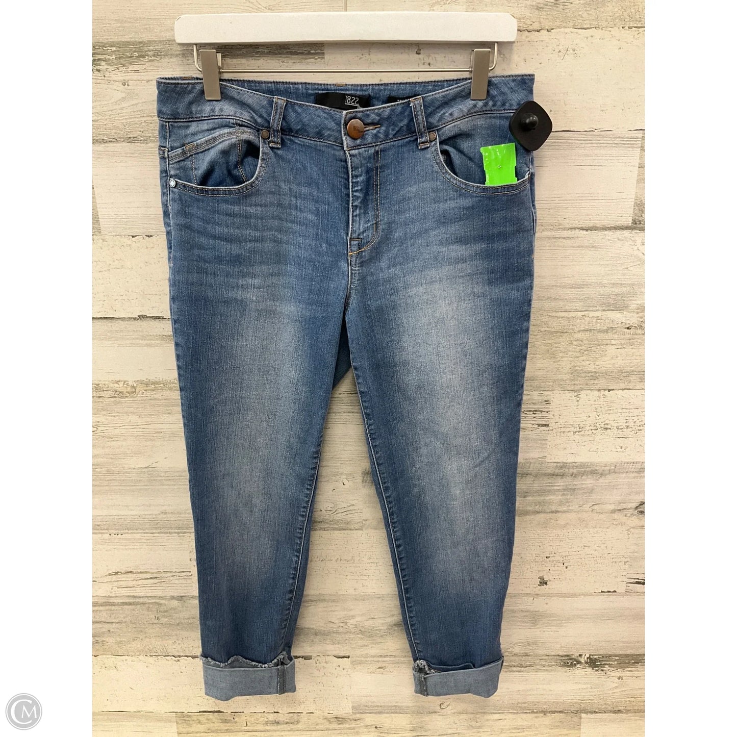 Capris By 1822 Denim In Blue Denim, Size: 10