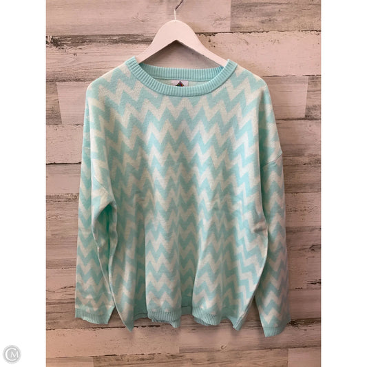 Top Long Sleeve By Clothes Mentor In Chevron Pattern, Size: 2x