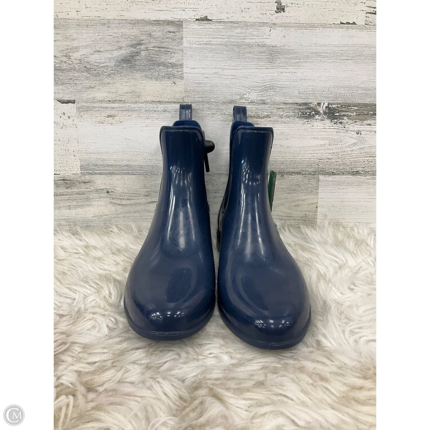 Boots Rain By Bass In Navy, Size: 9