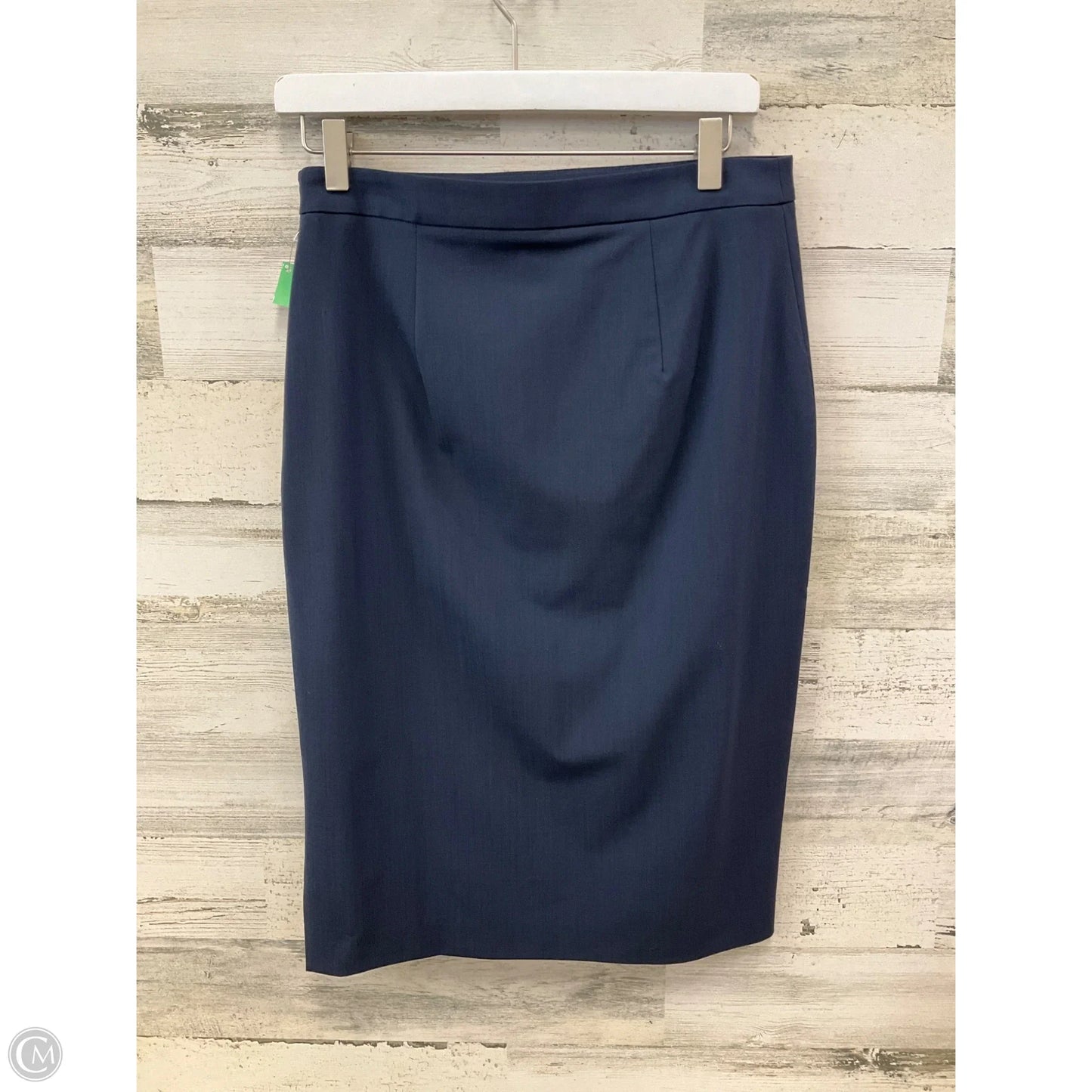 Skirt Midi By Banana Republic In Navy, Size: 2