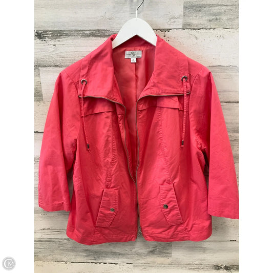 Jacket Utility By Studio Works In Coral, Size: 1x