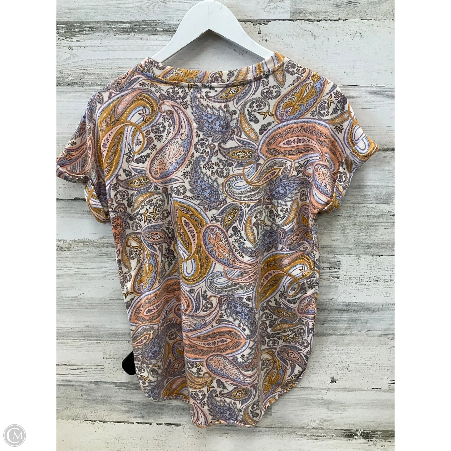 Top Short Sleeve By Cupio In Cream, Size: S