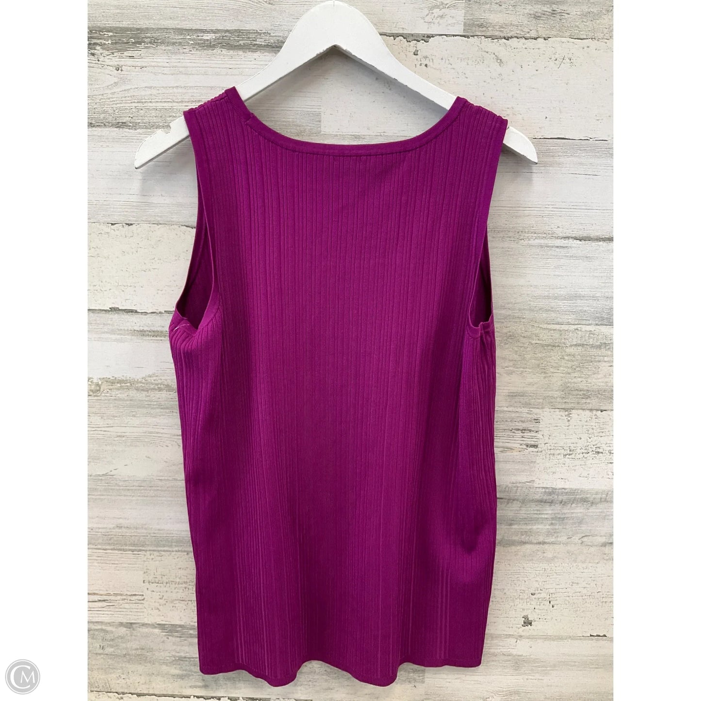 Top Sleeveless By Chicos In Purple, Size: L