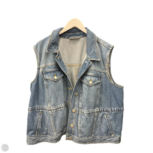 Vest Other By Lane Bryant In Blue Denim, Size: 3x