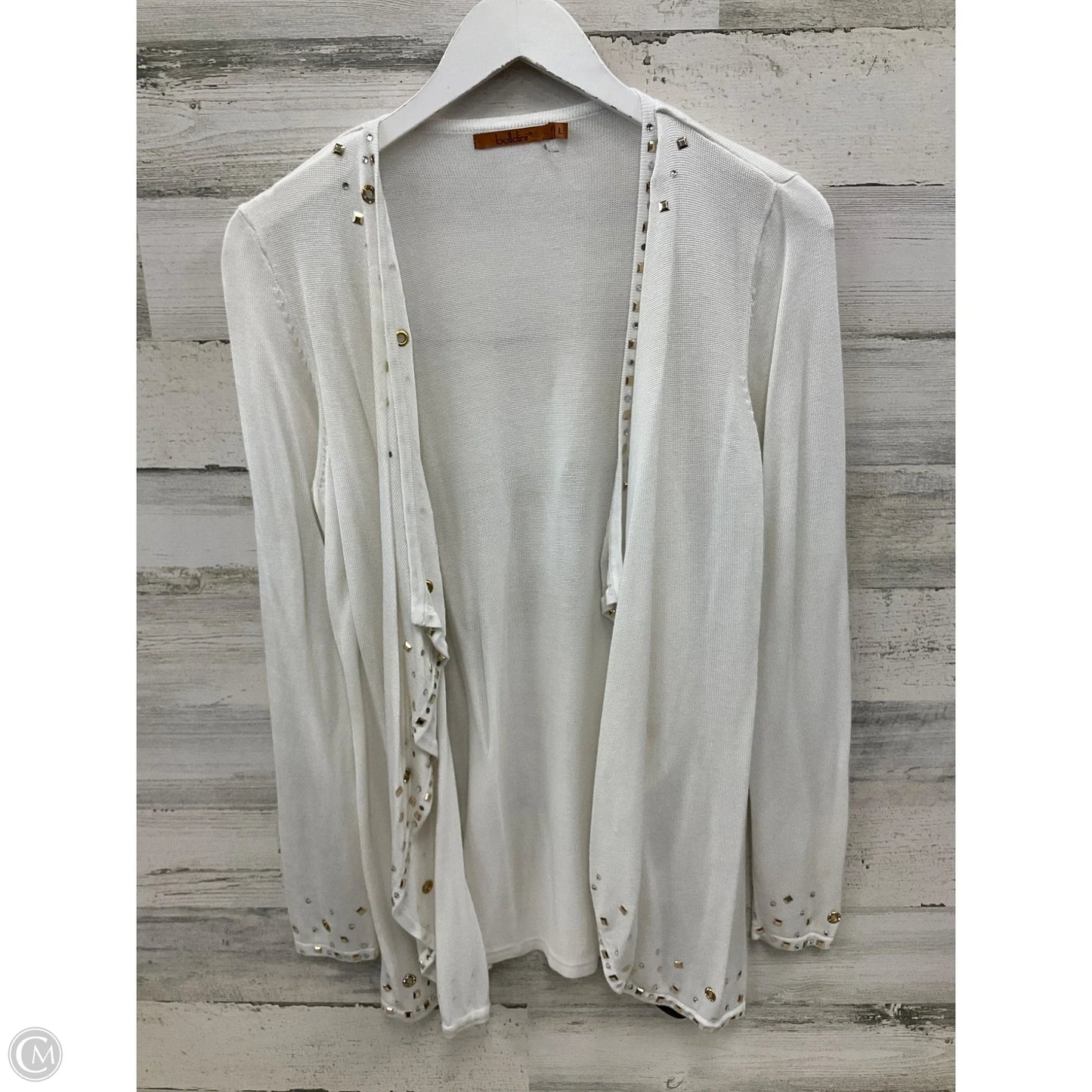 Cardigan By Belldini In White, Size: L