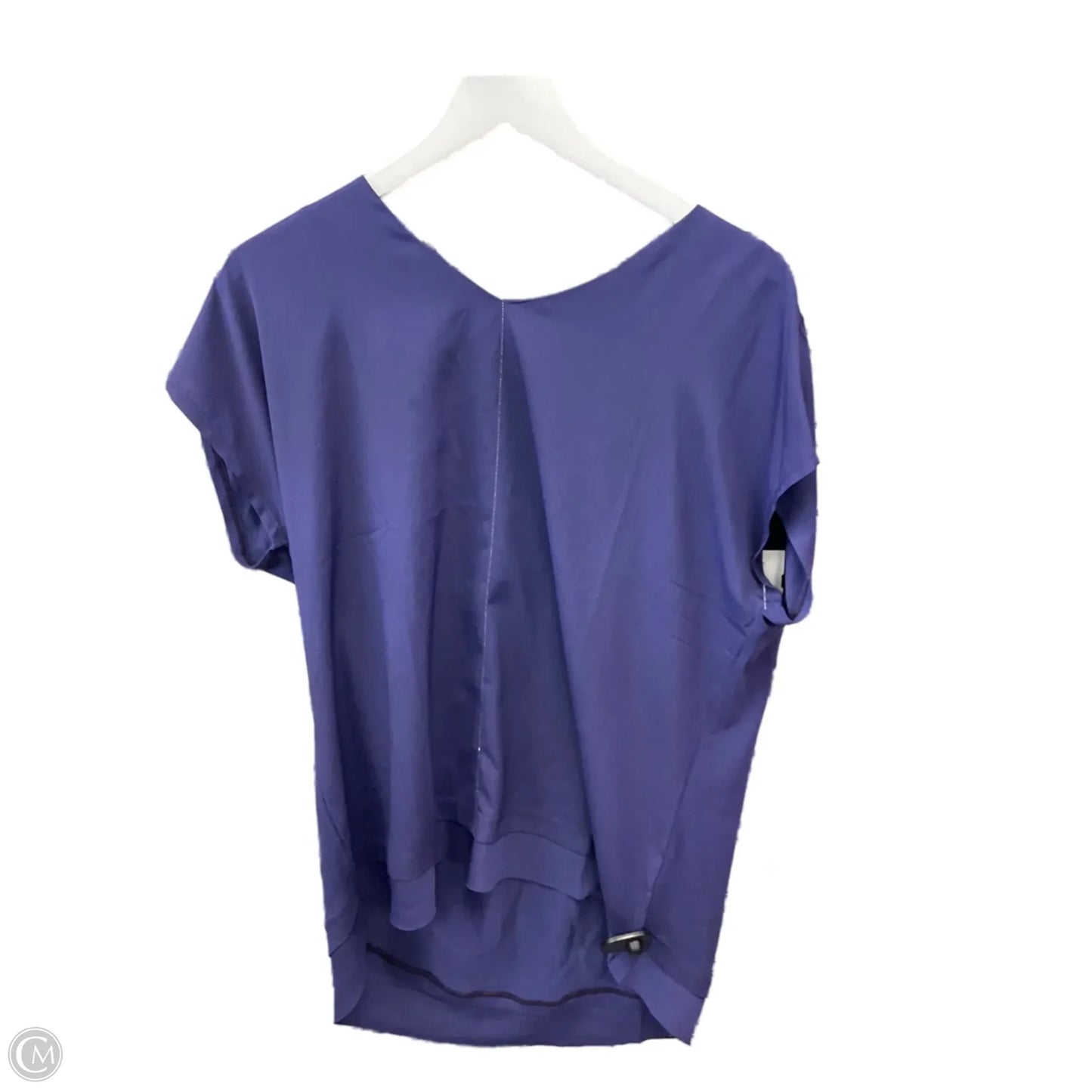 Top Short Sleeve By Chicos In Purple, Size: L