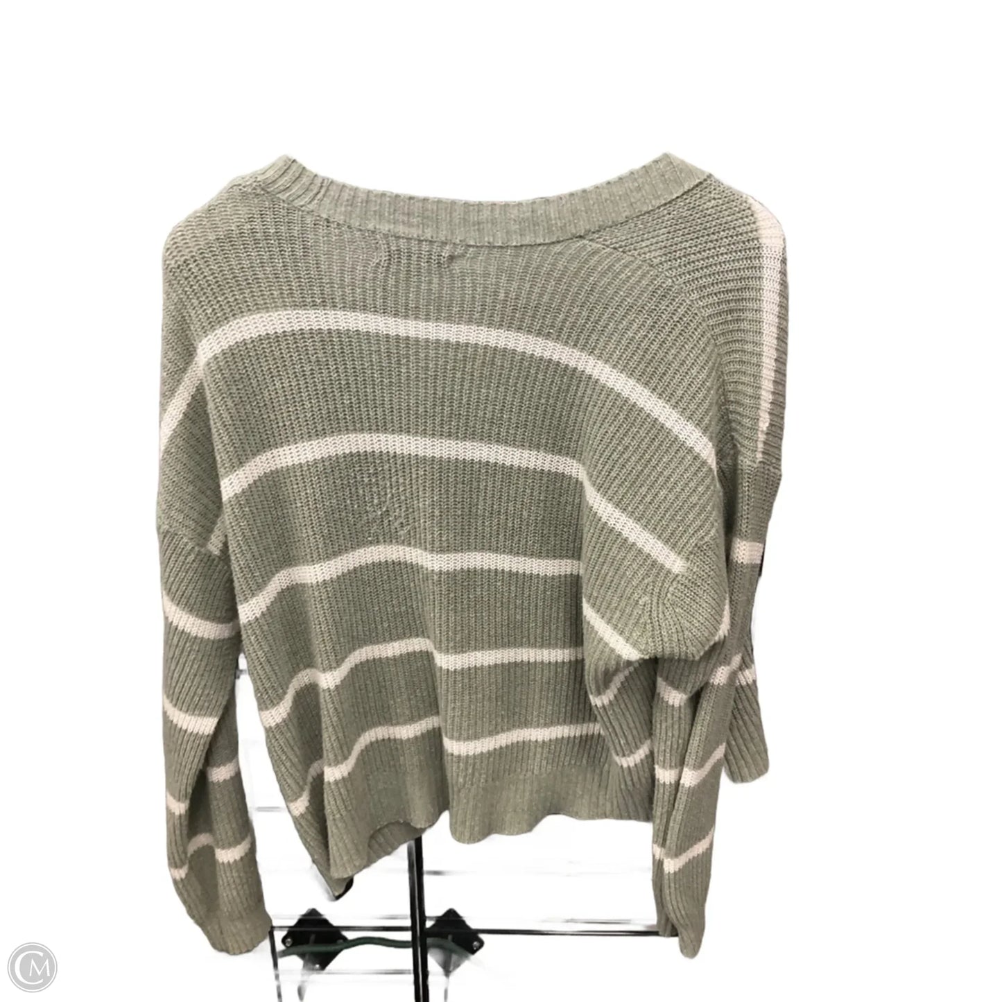 Sweater Cardigan By American Eagle In Green, Size: S