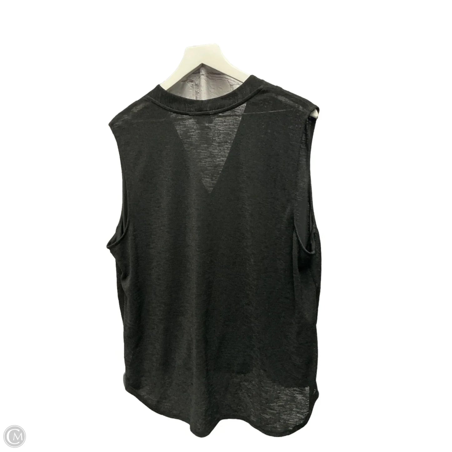 Top Sleeveless By Liz Claiborne In Black, Size: Xxl