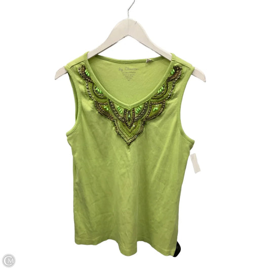 Tank Top By Chicos In Green, Size: L
