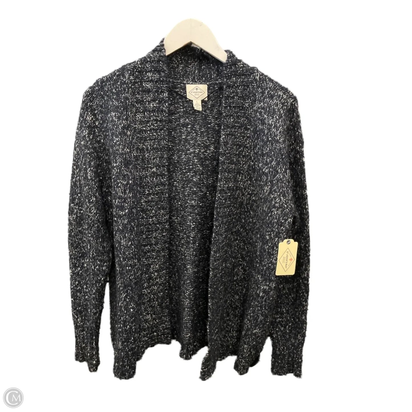 Sweater Cardigan By St Johns Bay In Blue, Size: L
