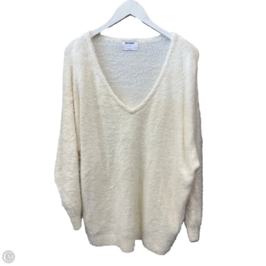 Sweater By Old Navy In Cream, Size: L