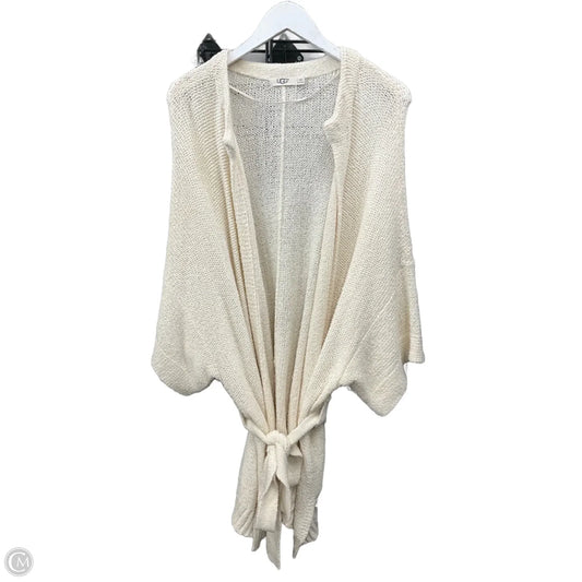Sweater Cardigan Designer By Ugg In Cream, Size: Xs