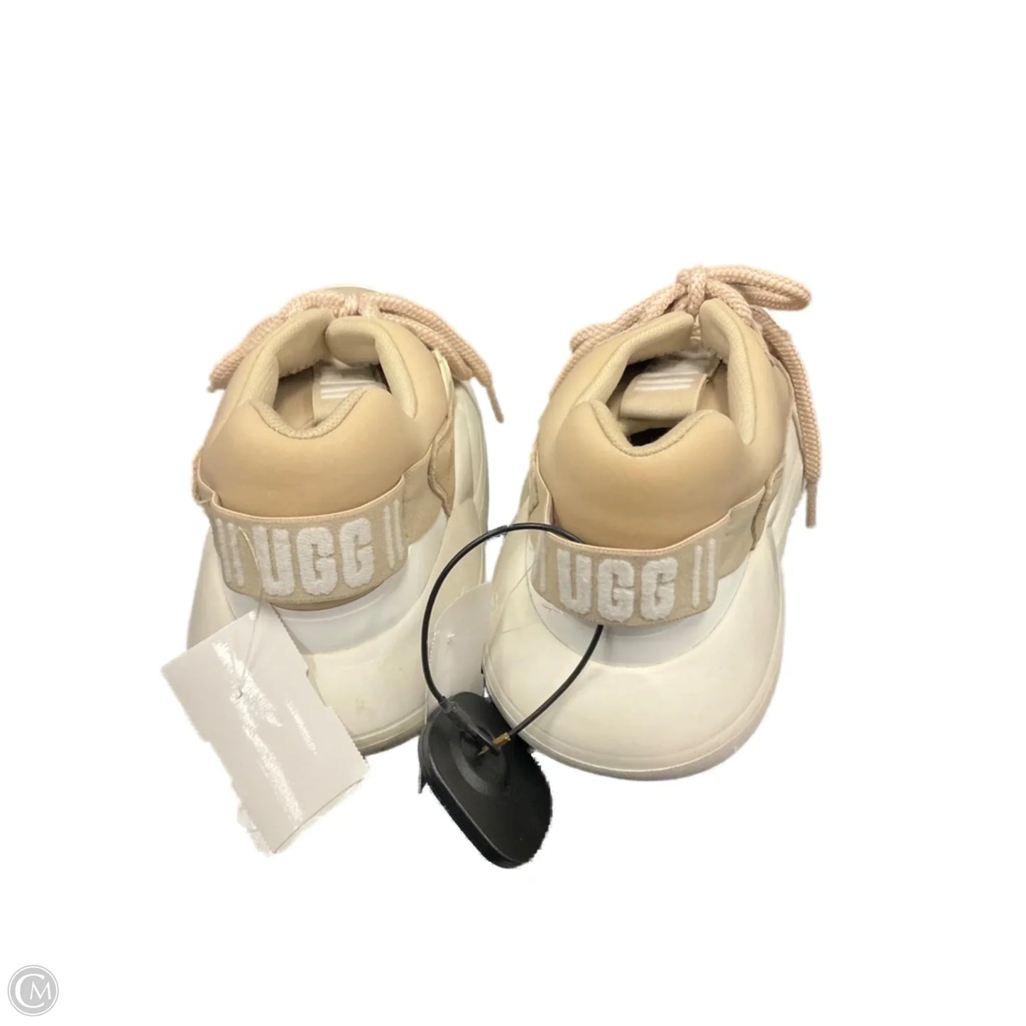 Shoes Designer By Ugg In Tan & White, Size: 9