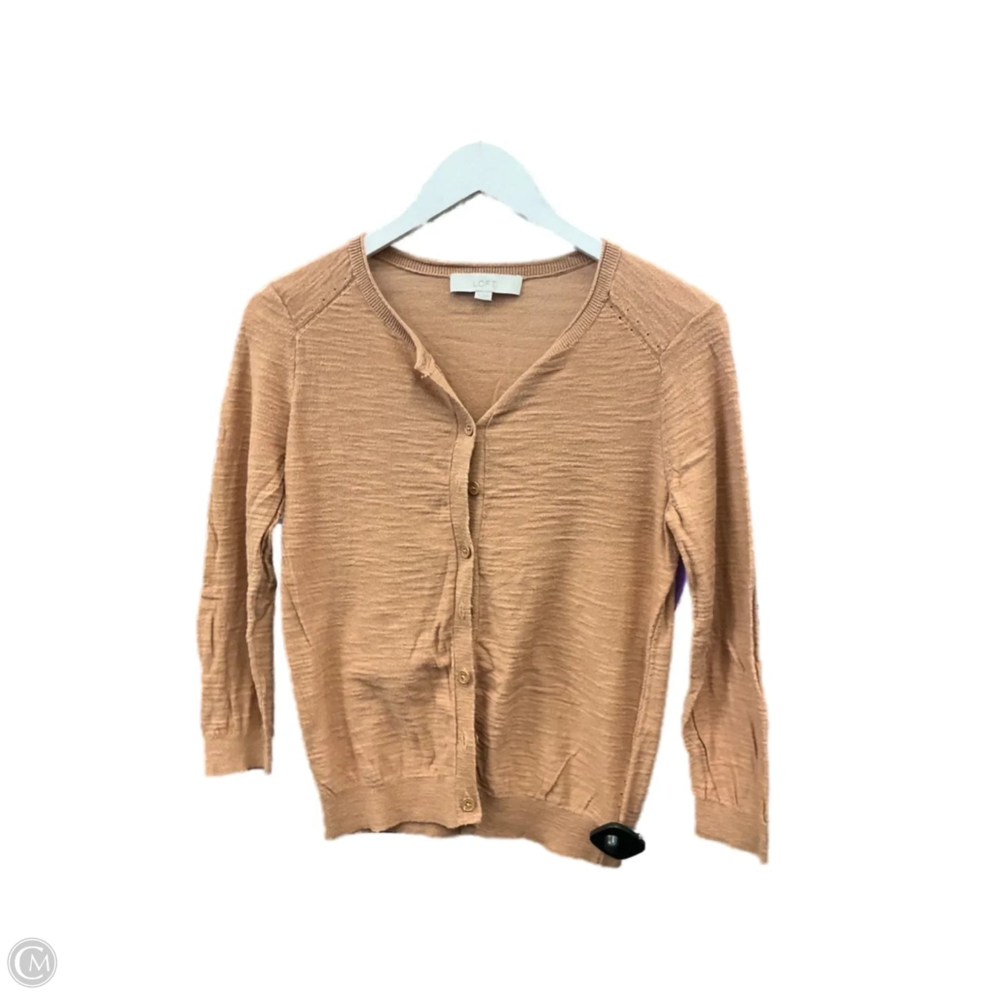 Cardigan By Loft In Tan, Size: S