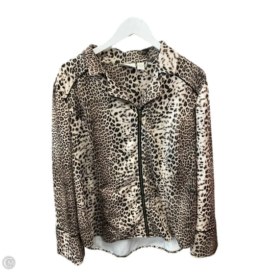 Jacket Other By Chicos In Animal Print, Size: Xl