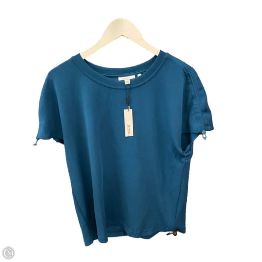 Top Short Sleeve By Chicos In Teal, Size: M