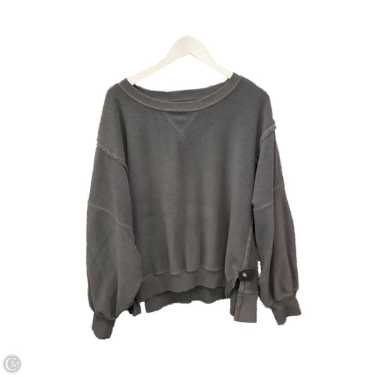 Sweatshirt Crewneck By American Eagle In Grey, Size: M