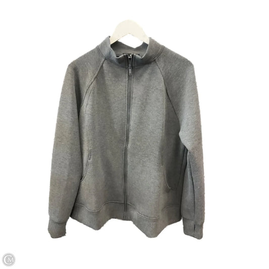 Sweatshirt Collar By Clothes Mentor In Grey, Size: 2x