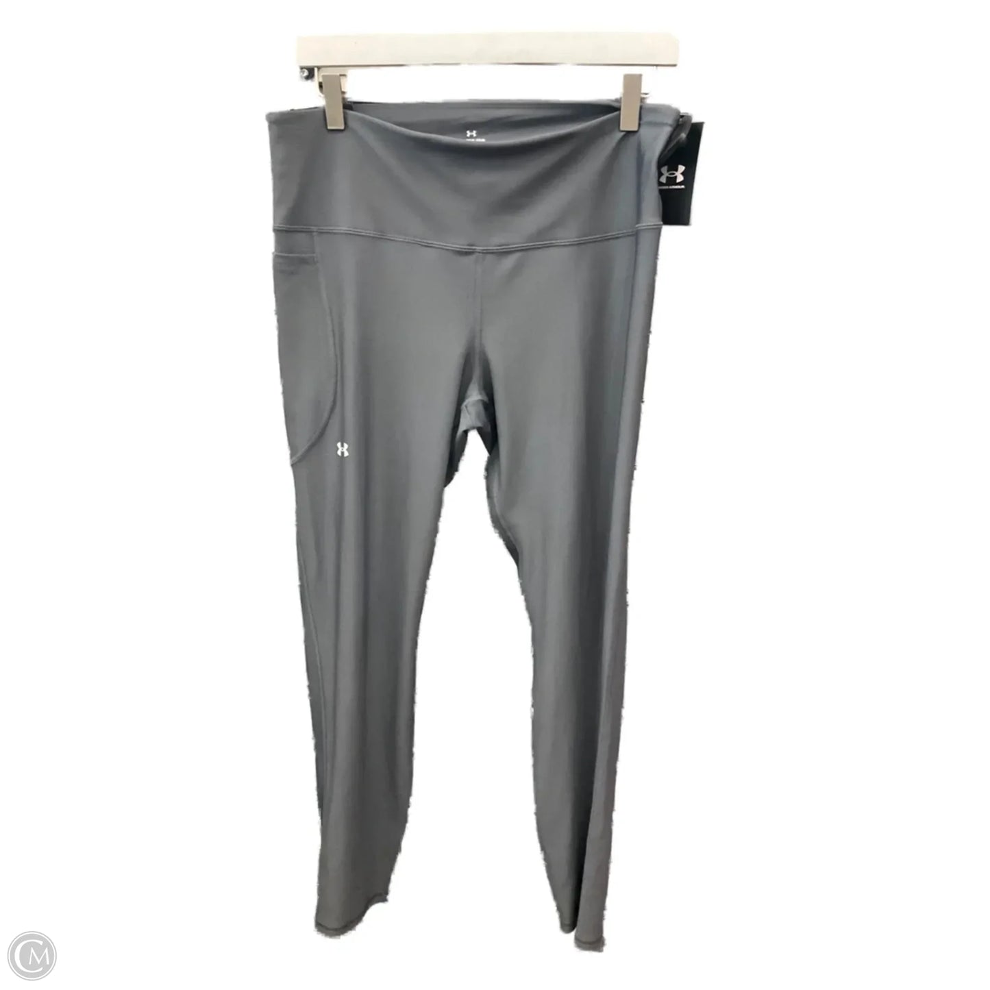 Athletic Leggings By Under Armour In Grey, Size: Xl