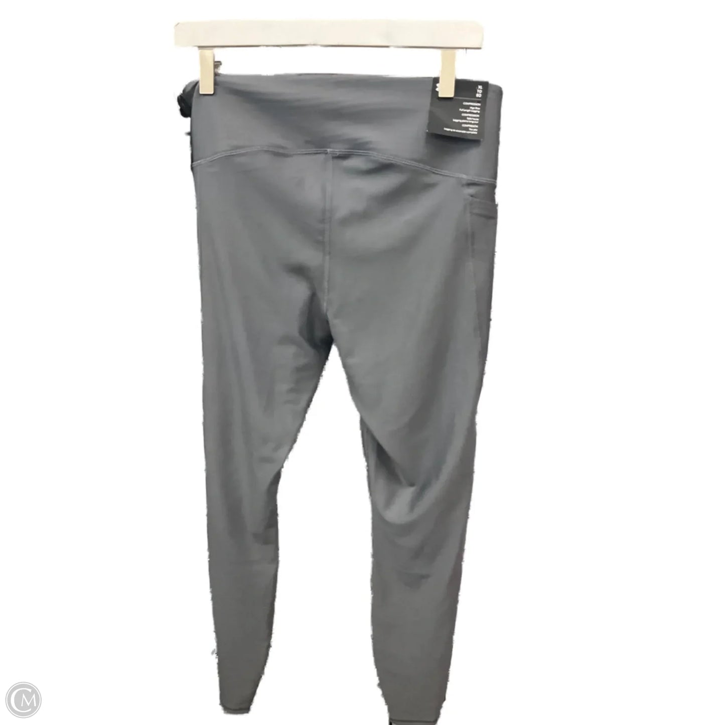 Athletic Leggings By Under Armour In Grey, Size: Xl