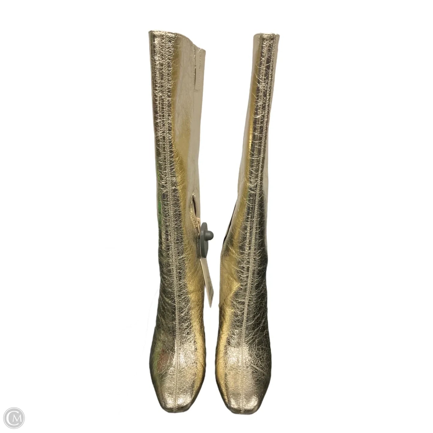 Boots Mid-calf Heels By A New Day In Gold, Size: 6