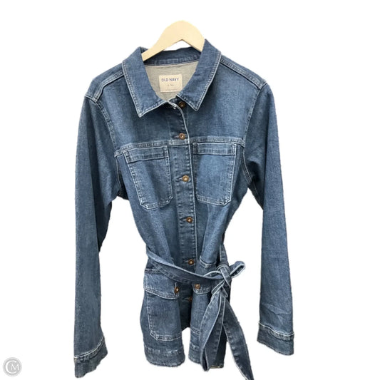 Jacket Denim By Old Navy In Blue Denim, Size: Xl
