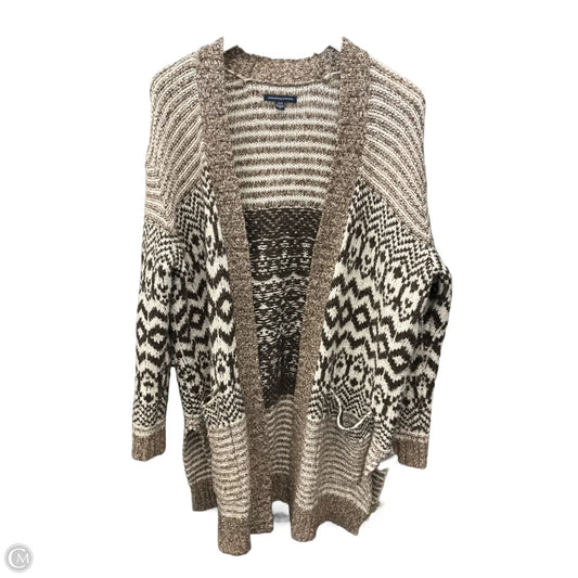 Sweater Cardigan By American Eagle In Brown, Size: L
