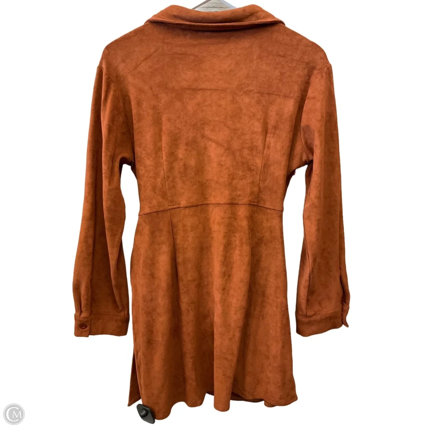 Top Long Sleeve By Fashion Nova In Orange, Size: Xl