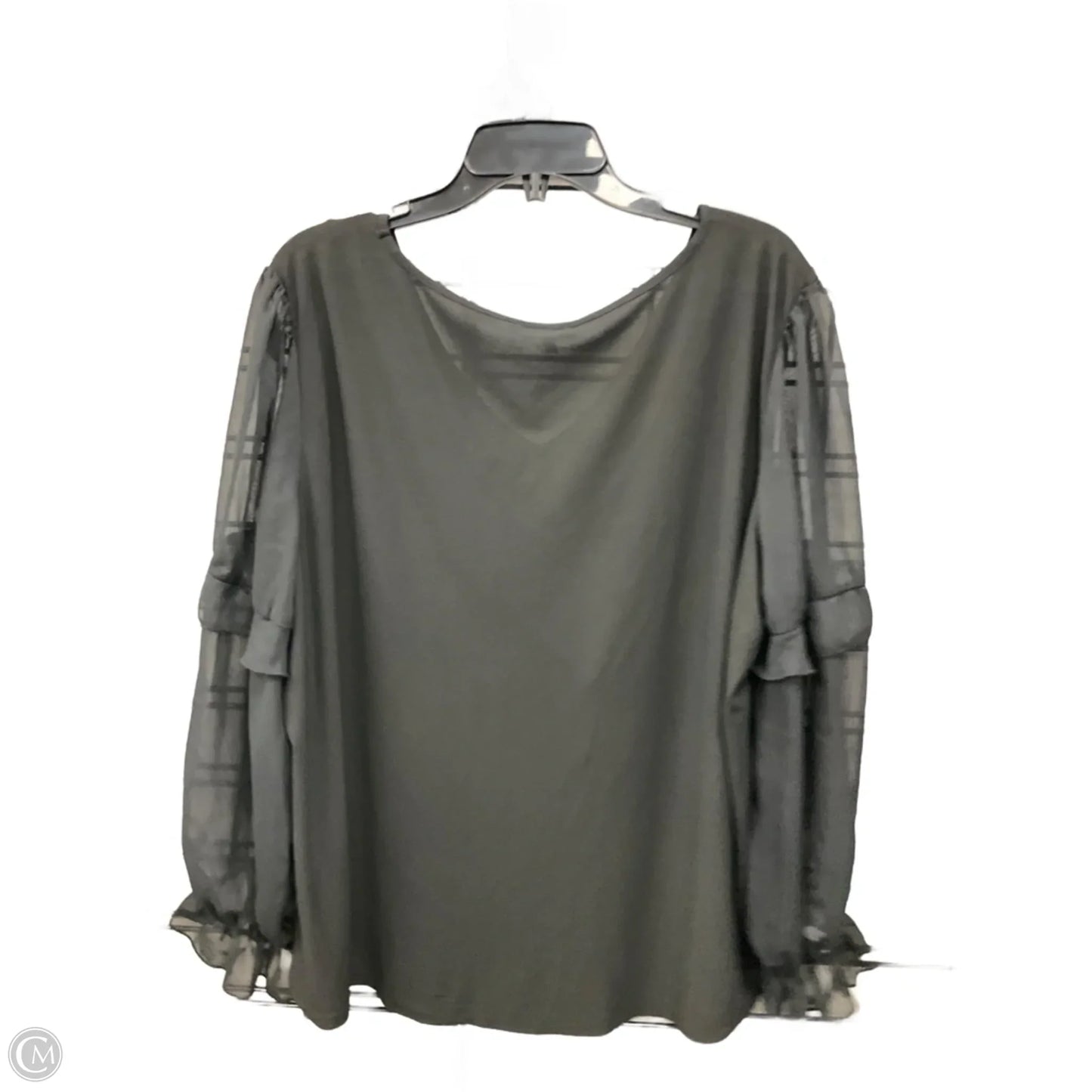 Top Long Sleeve By Maurices In Black, Size: 2x