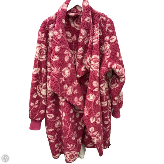 Cardigan By Clothes Mentor In Pink, Size: 2x
