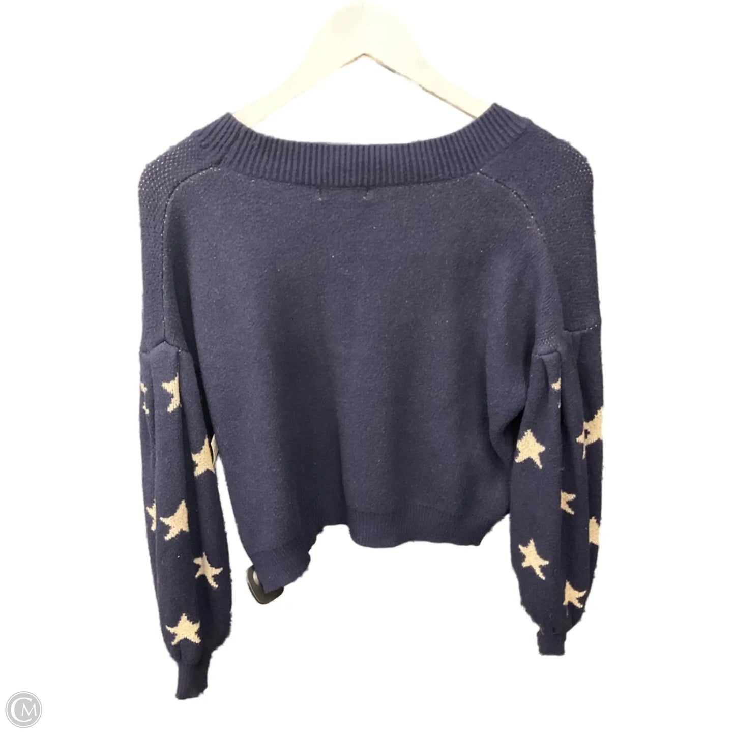 Sweater Cardigan By Miracle In Navy, Size: M