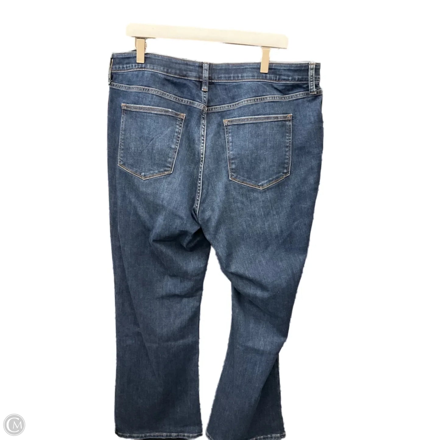 Jeans Flared By St Johns Bay In Blue Denim, Size: 18