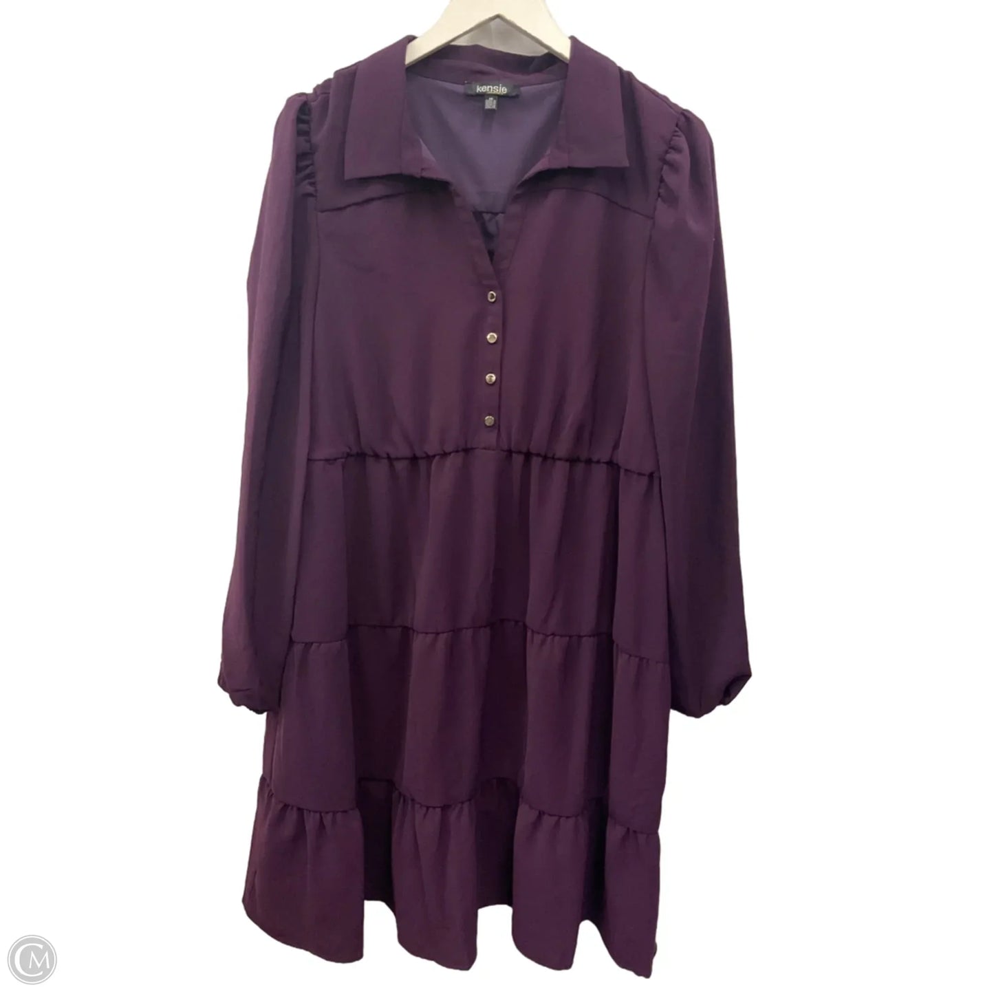 Dress Casual Short By Kensie In Purple, Size: L