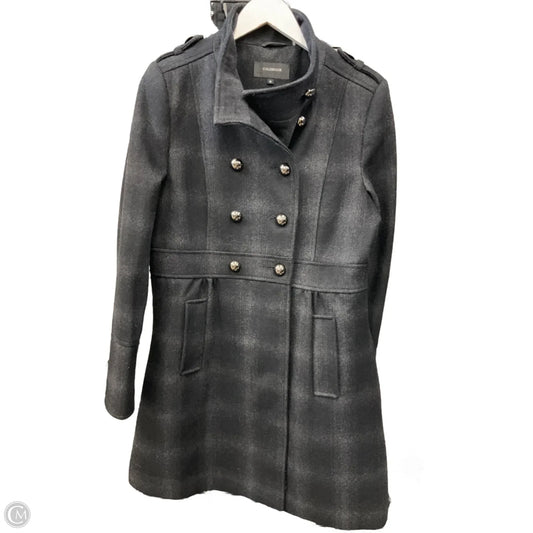 Coat Wool By Colebrook In Black & Grey, Size: M