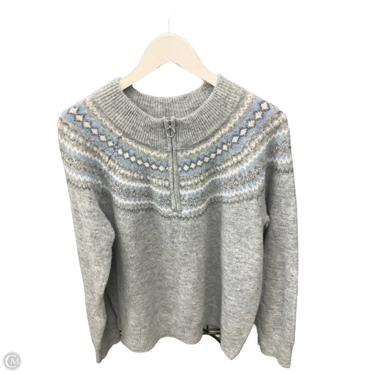 Sweater By Croft And Barrow In Grey, Size: Xl