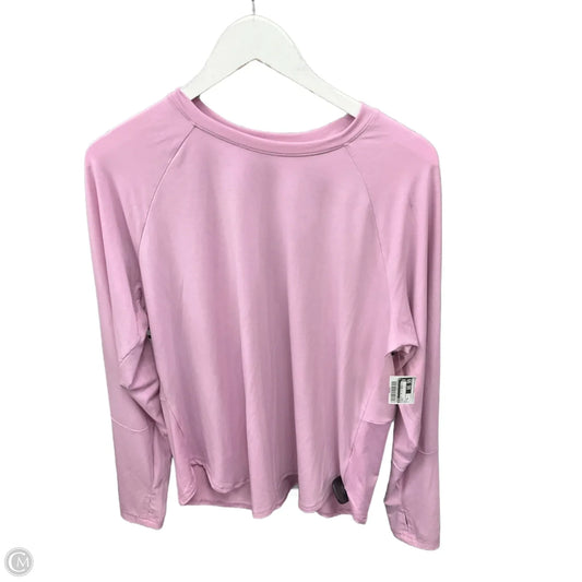 Athletic Top Long Sleeve Crewneck By Avia In Purple, Size: Xl