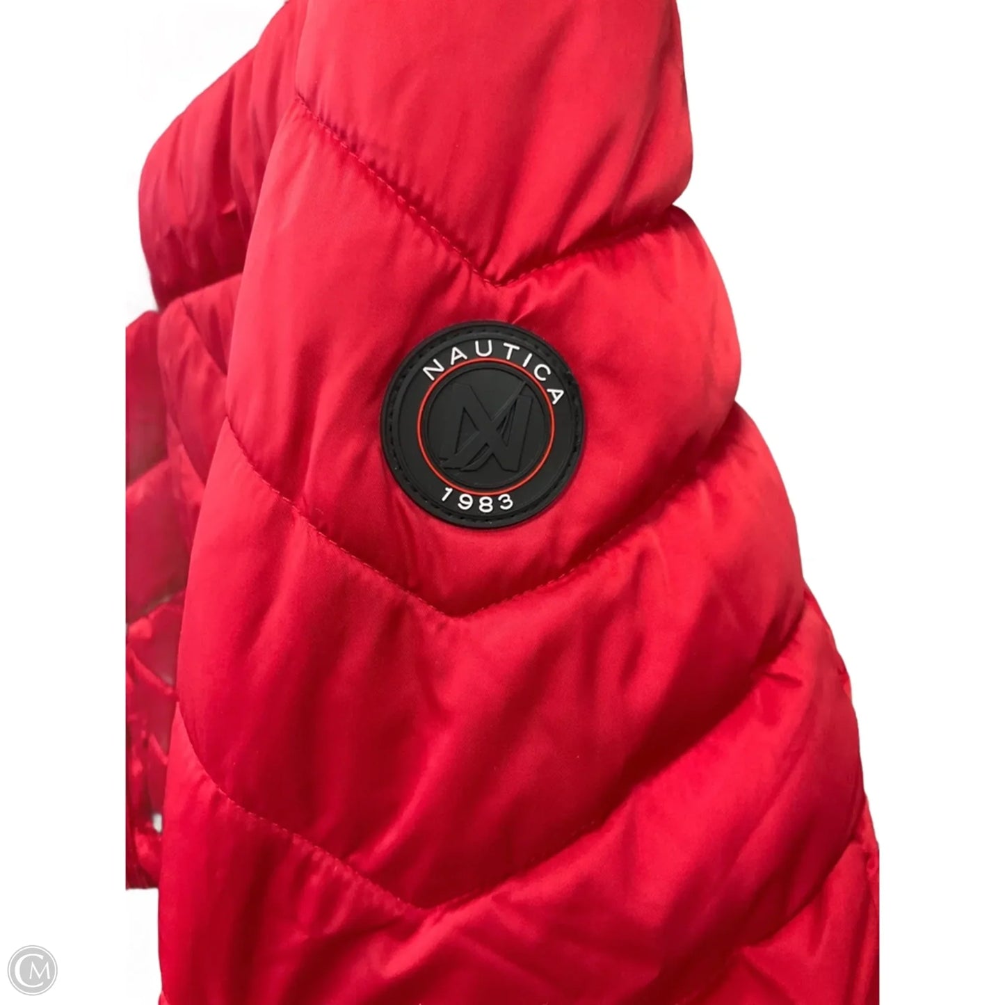 Coat Puffer & Quilted By Nautica In Red, Size: Xl