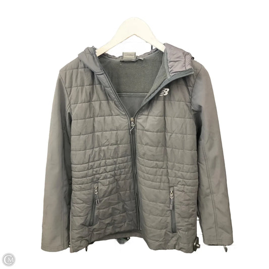 Jacket Puffer & Quilted By New Balance In Grey, Size: L