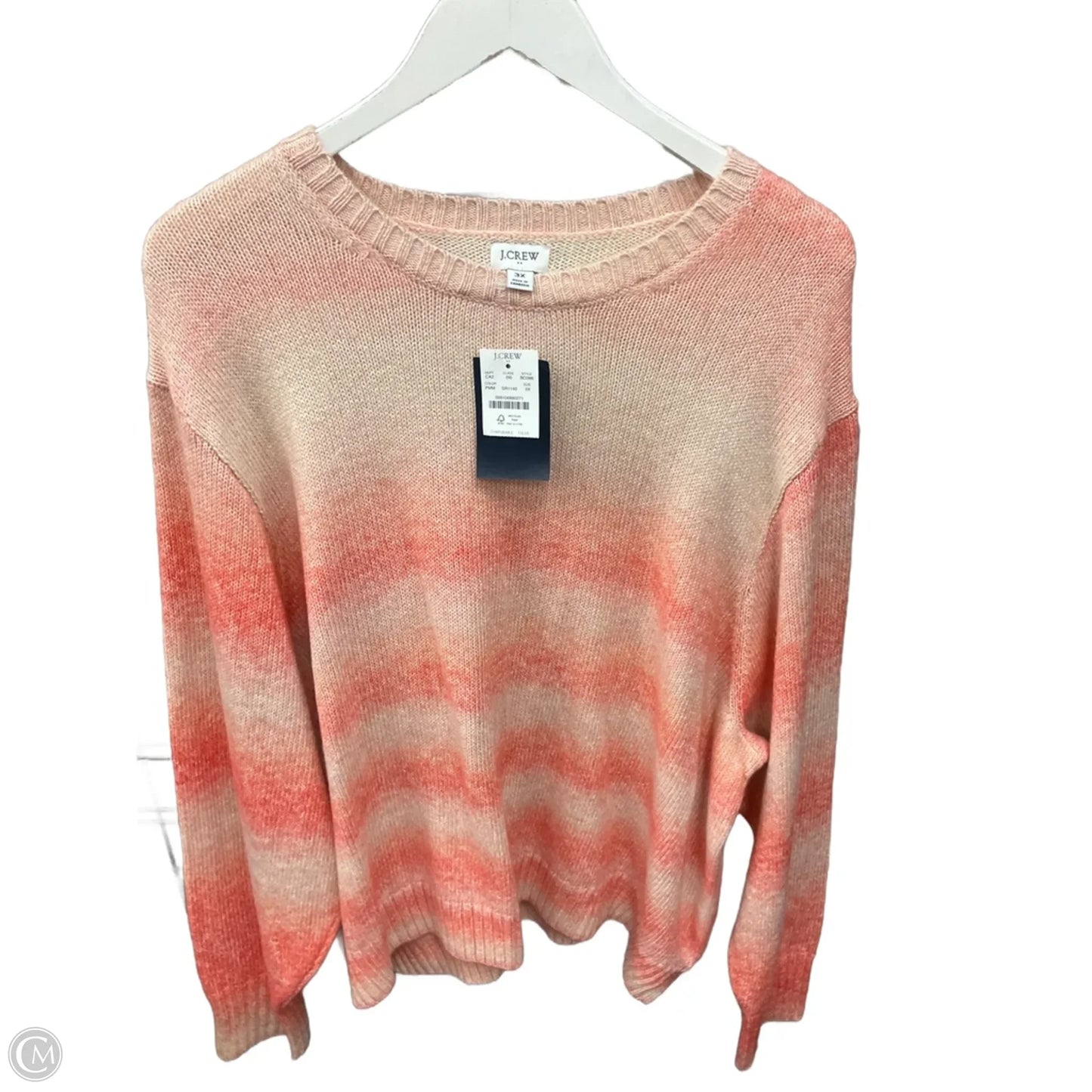 Sweater By J. Crew In Coral, Size: 3x