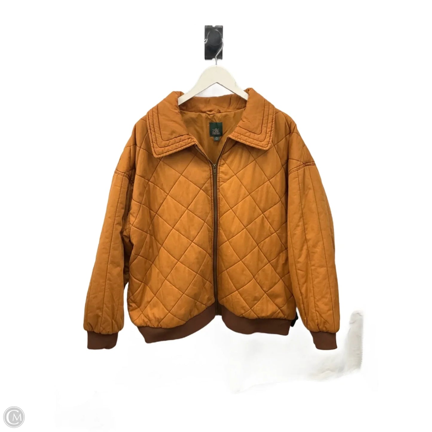 Jacket Puffer & Quilted By Wild Fable In Orange, Size: Xxl