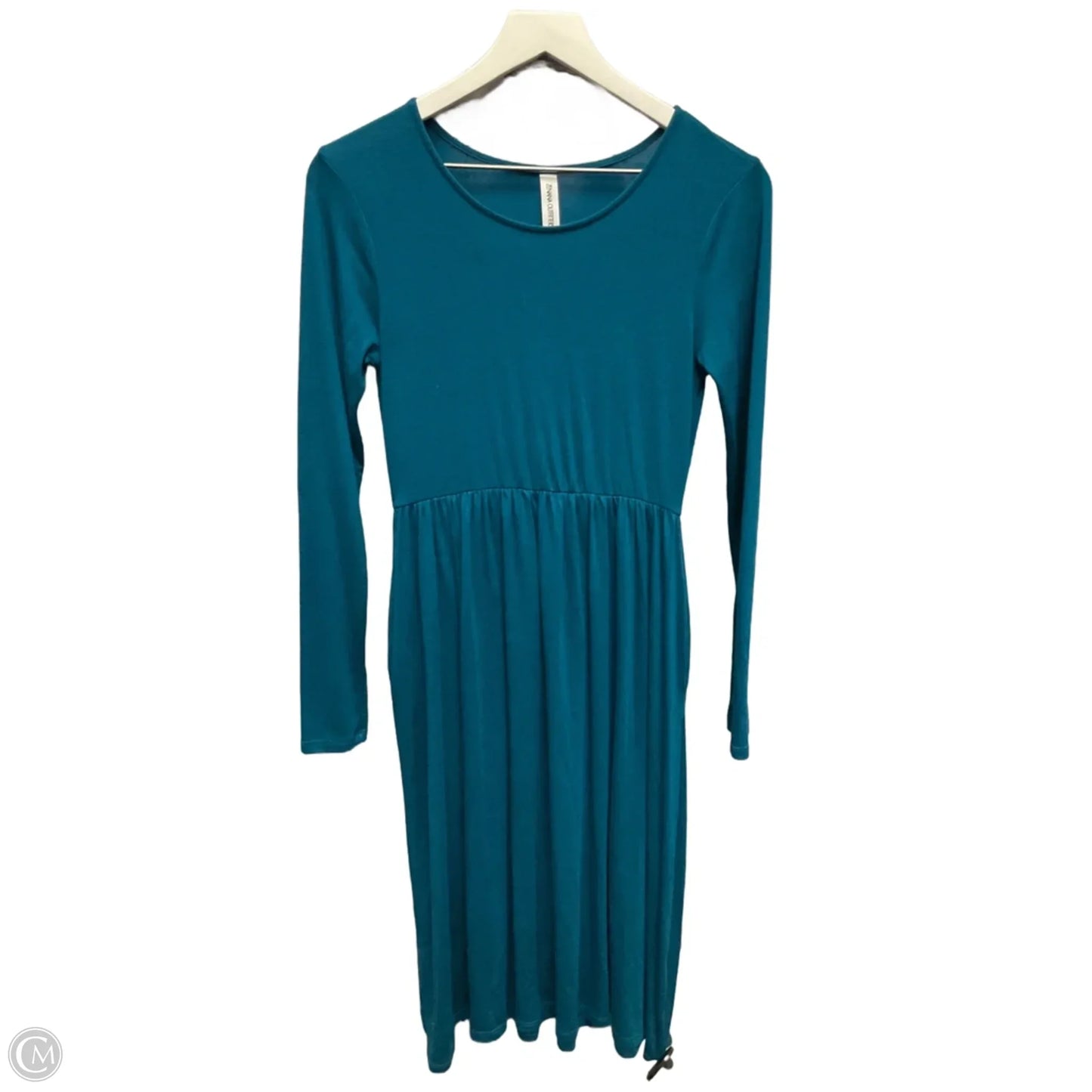 Dress Casual Midi By Zenana In Teal, Size: S