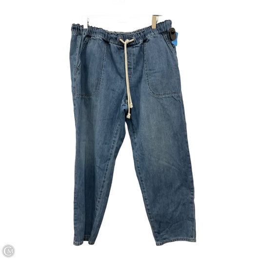 Jeans Straight By J. Crew In Blue Denim, Size: 14