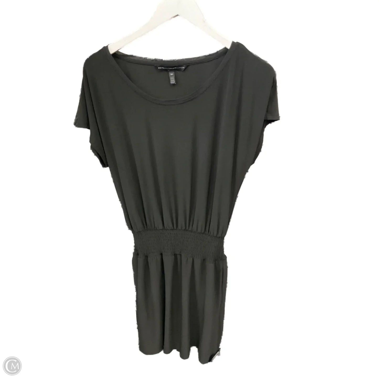 Dress Casual Midi By White House Black Market In Black, Size: Xs