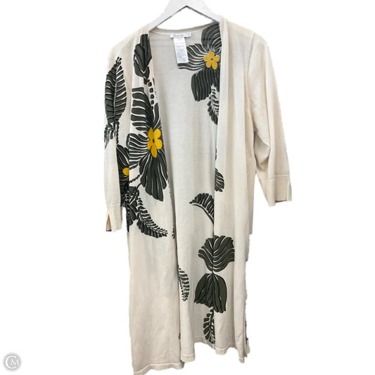 Cardigan By Chicos In Cream, Size: Xl