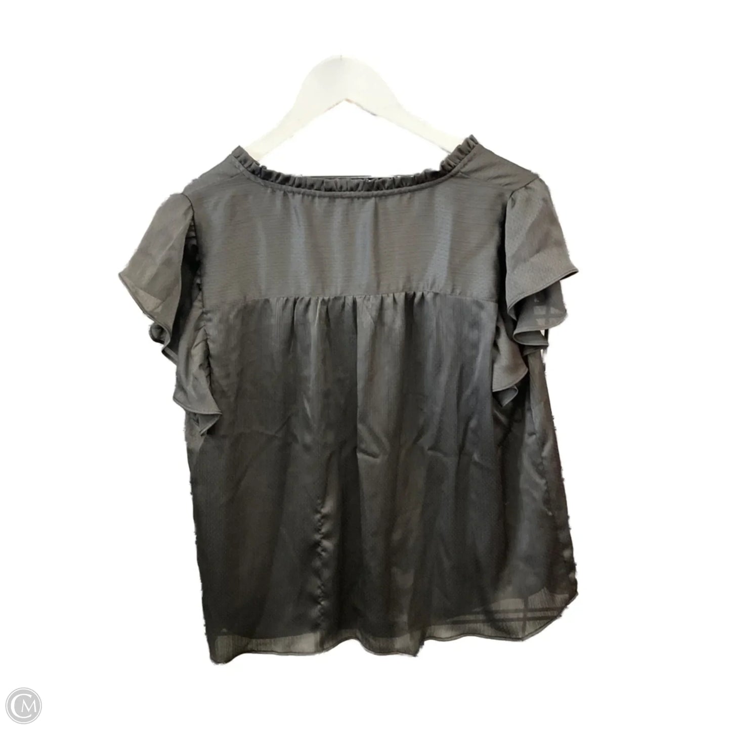 Top Short Sleeve By Lc Lauren Conrad In Green, Size: L